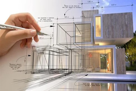 Creative abstract technology workspace